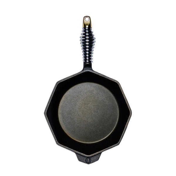 12 Octagon Carbon Steel Skillet - Hand Forged