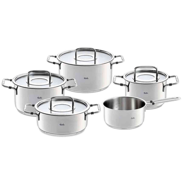 5 Piece Stainless Premier Set - Bonn Steel Culinaryware Pan Fissler