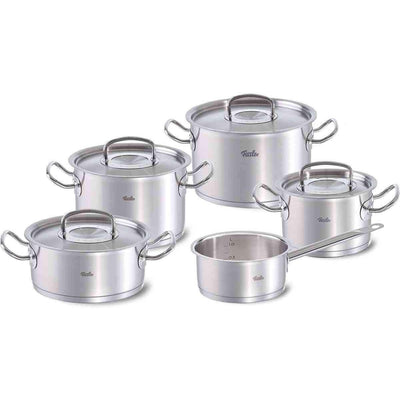 Fissler 5 Piece Bonn Stainless Set Premier Pan Culinaryware Steel 